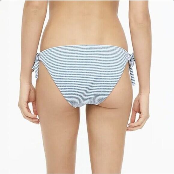 NWT J.CREW Bikini Side Tie Lowrider Bottom Sz 3X Stripe Print - Picture 3 of 8